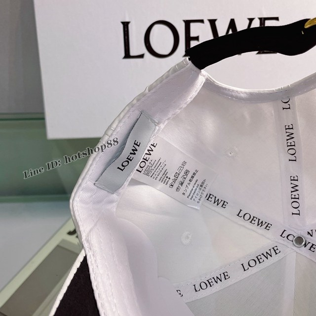 Loewe羅意威2022春夏新款滿繡logo夏季棒球帽 男女同款跑步遮陽防曬鴨舌帽 mmyj3159